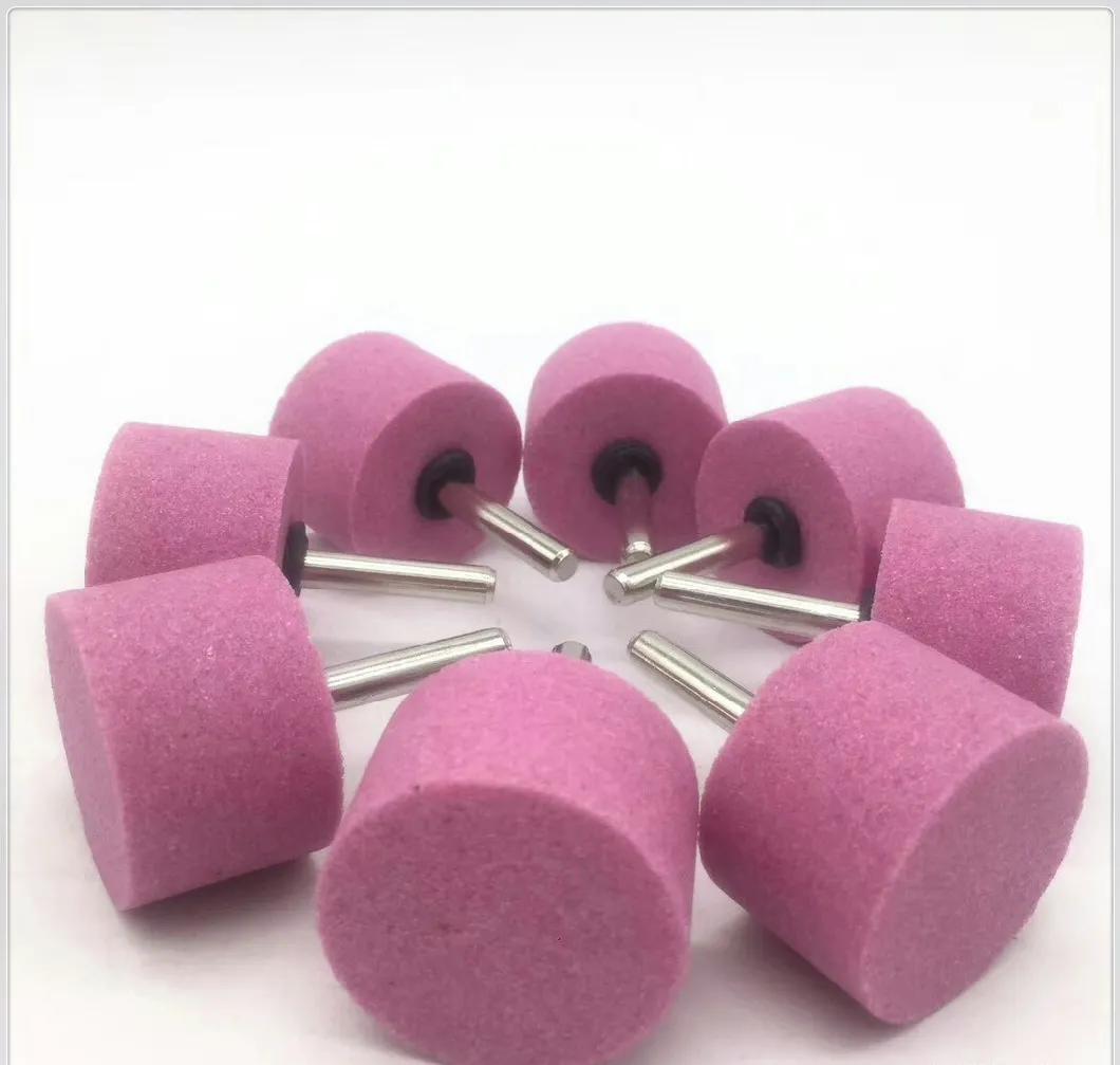 Pink Ceramic Mounted Grinding Stone