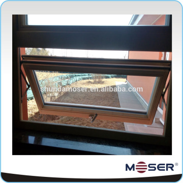 Double glazed awning burglar proof window