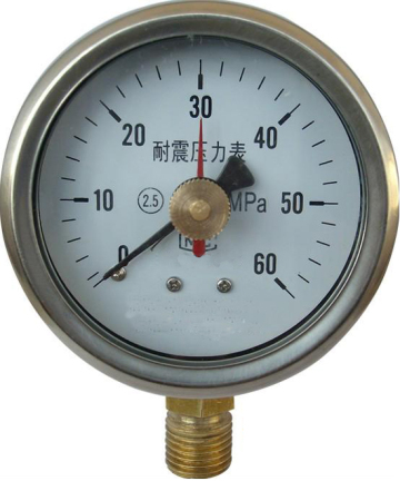 Double needle seismic pressure gauge From Manufacturer