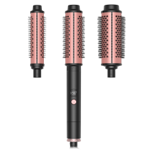 High-Temperature Curling Hair Comb with PTC and Replaceable Heads