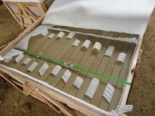 beige limestone honed tiles 