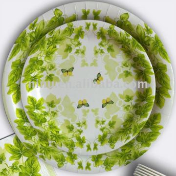 YLPP1106_14 cartoon paper plate,paper plates and cups