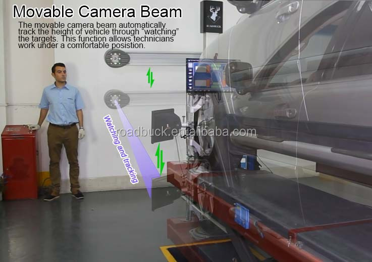 RoadBuck High Accuracy CE Certified 3D Wheel Alignment Machine Price