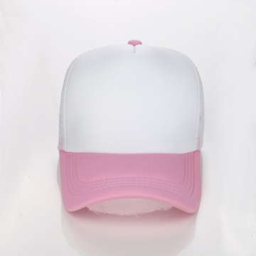 Custom logo hot pink burgundy neoprene trucker hat