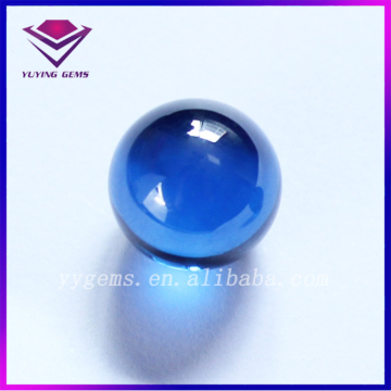 Best Quality Cubic Zirconia Ball Smooth Sapphire CZ Gemstone Beads