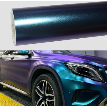 Matte Diamond Purple Blauwe auto-wrap Vinyl