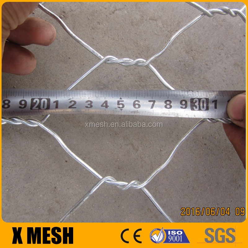 ASTM A975 Standard Gabion rock netting, wire gabion, gabion mesh for Strengthening structure of soil