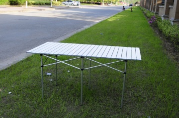 Aluminum outdoor folding table/leisure table