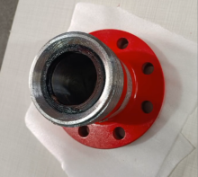 Hammering the union flange