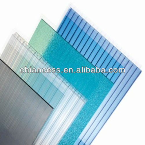 PC translucent polycarbonate hollow sheet sunlight plastic plate