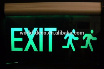 Emergency EXIT sign/Acrylic sign/Fire Emergency sign