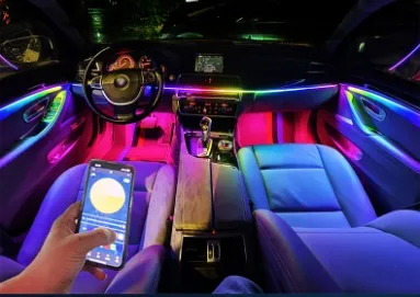 Vibrant LED Neon Light Strip Kit for Car Ambiance