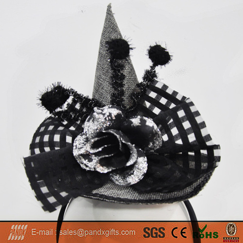 Rose Flower Glitter Corsage Fascinator Witch Hairband