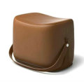 Modern designer leather fancy ottoman stool