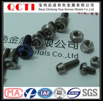 raw materials export titanium screws and nuts