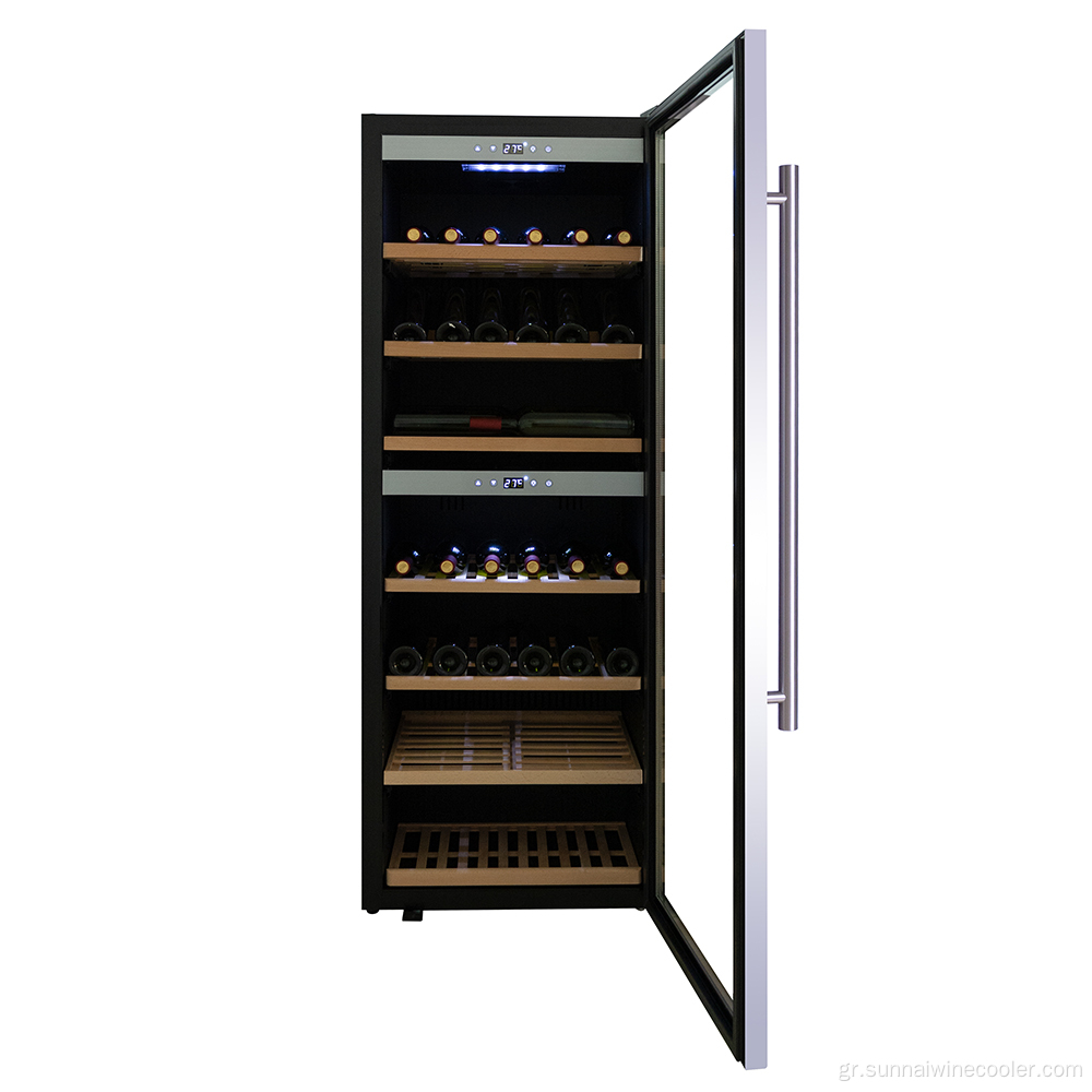 Μονάδες CE Μονάδες υγρασία Διπλή ζώνη ψυγείο κρασιού