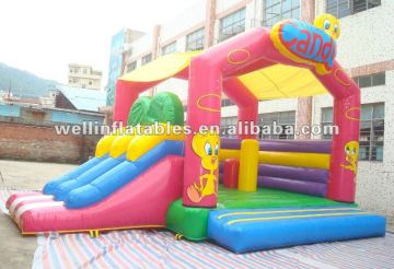 inflatable castle slide combo/ inflatable slide bouncer combo