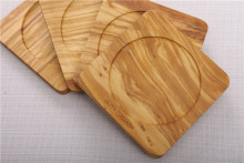 Olive Wood Coaster Set Of 4