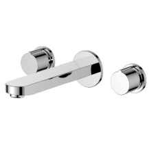 Double lever basin mixer for concealed installation