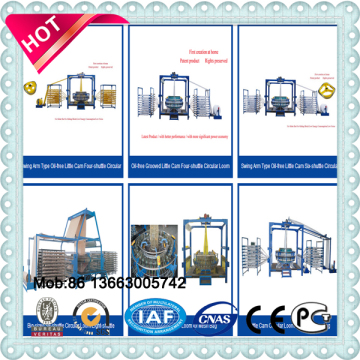 Multi-functional mesh bag making machine circular loom