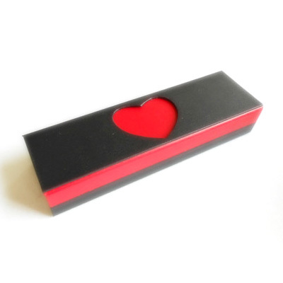 Paper Necklace Box with Hearttype Decoration (CP-203D)
