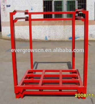 Dismantled storage powder coating stacking metal frame nestainer