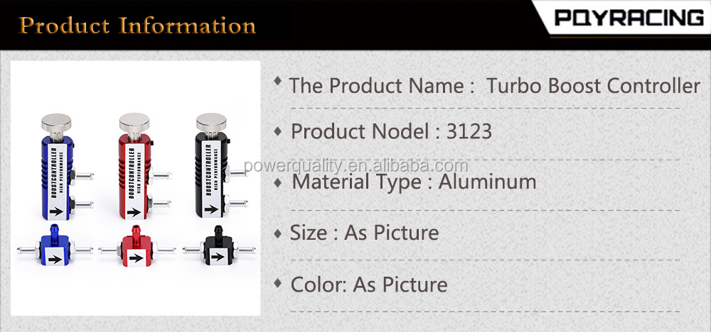 UNIVERSAL  ADJUSTABLE MANUAL TURBO BOOST CONTROLLER KIT 1-30 PSI IN-CABIN BOOST CONTROL