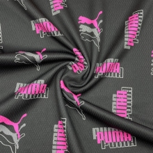 Regular Pattern Printed 100% Polyester Mesh Fabric