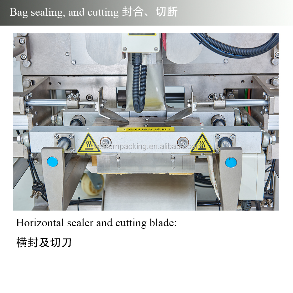 nitrogen filling snack packaging machine