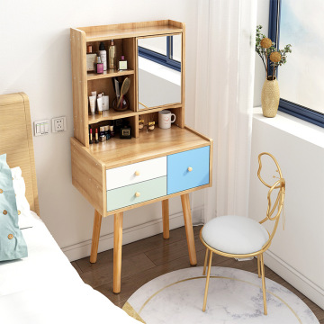Wooden Make Up Table With Drawers