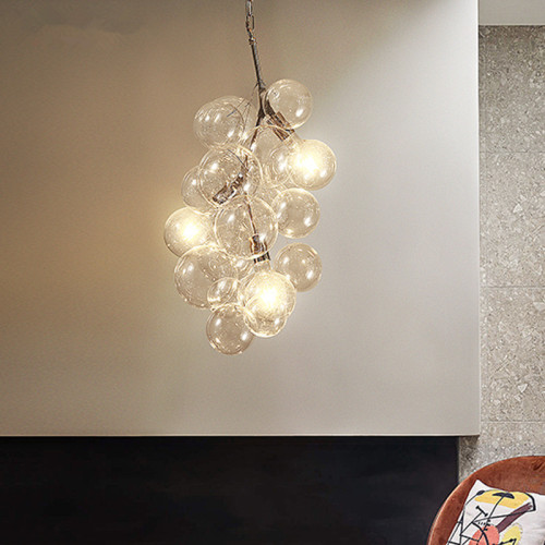 LEDER Contemporary Crystal Ceiling Light