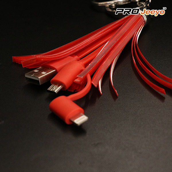 Reflective Lightning Usb Cable For Iphone Keychain Rk Usb001r