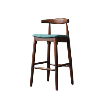 Modern Bar Furniture: Cow Horn Design Backrest Bar Stools for Restaurants