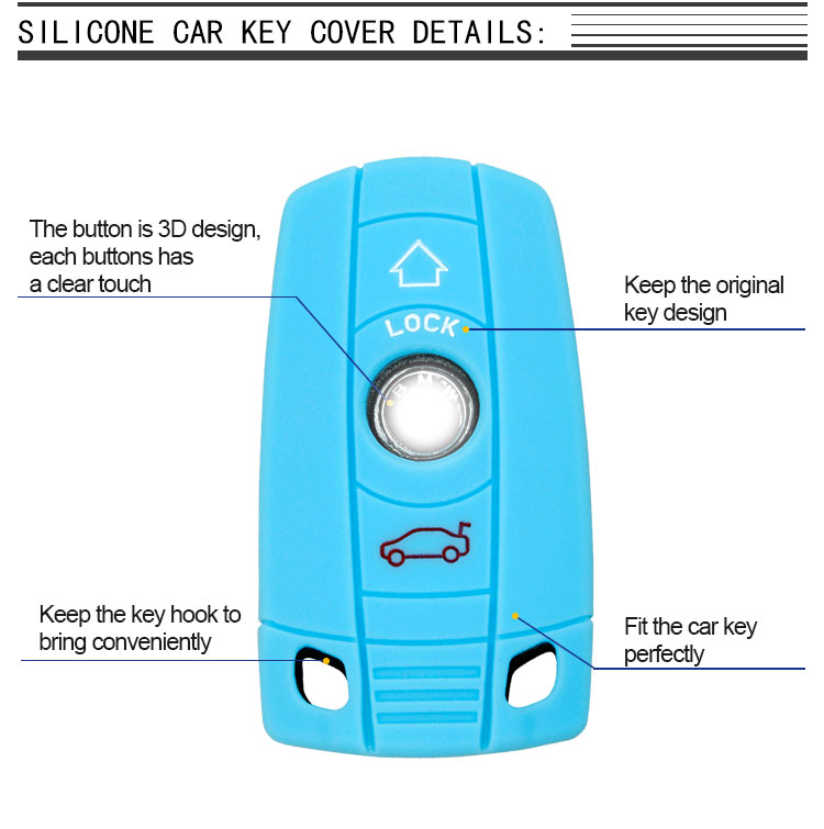 BMW silicone car key cover