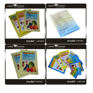 herbicide package plastic pouch