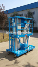 factory manufacturing electric chain lift, aluminium man lift