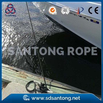 double braided nylon dock line or anchor line and fender line rope