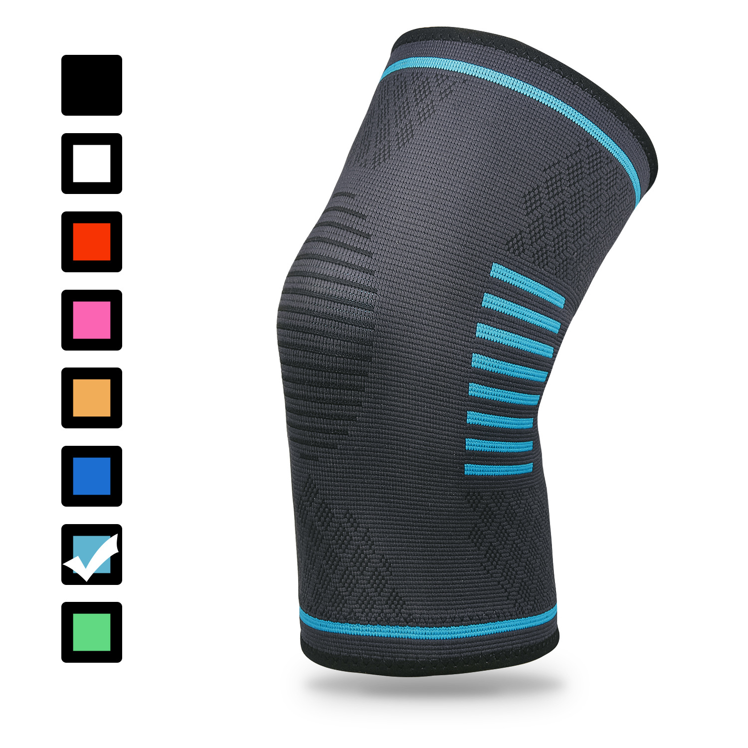 Knitted Nylon Sports Knee Pads Men and Women Autumn and Winter Badminton Running Fitness Knee Pads Outdoor Mountaineering Warm K