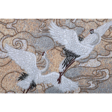 Ancient-style digital woven labels