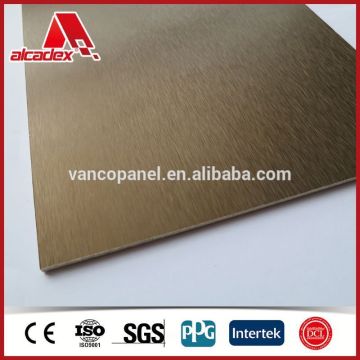 Aluminum Composite Panels Anodized Brushed