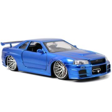 Chinese-made 1:24 Scale Fast and Furious Brian's Nissan Skyline R34 Model Truck Diecast