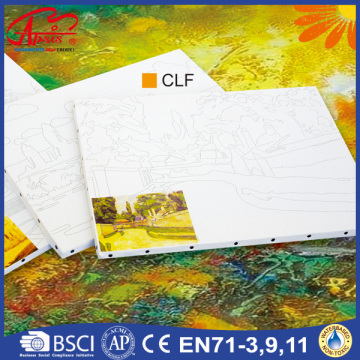 Black Printed Canvas Panel