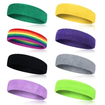 Gym Work out Running Cotton Sweatband Sport Headband