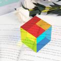 Cubo acrilico multi colore originale apice per regalo