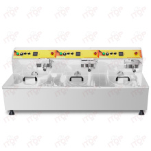 Three Tank Small Mould Chocolate Tempering Machine for Bakery Use