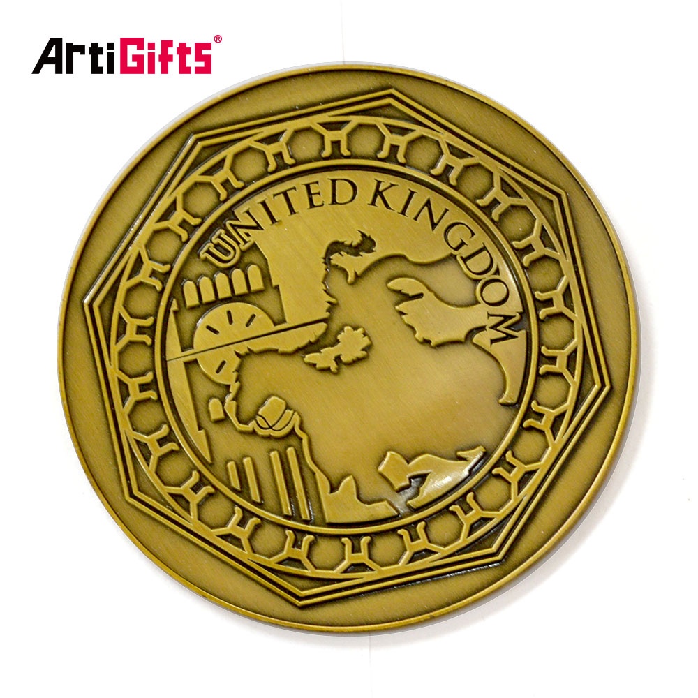 Wholesale Beauty Big Countries Branded Antique Old Tourist Souvenir British Coins