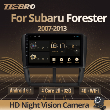 TIEBRO Car Radio For Subaru Forester Impreza 2007 2009 2010 2011 2013 2 Din Android 9.0 Car DVD GPS Multimedia Player Bluetooth