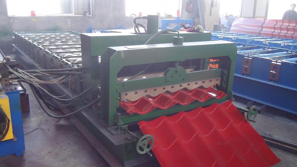 glazed roll forming machine