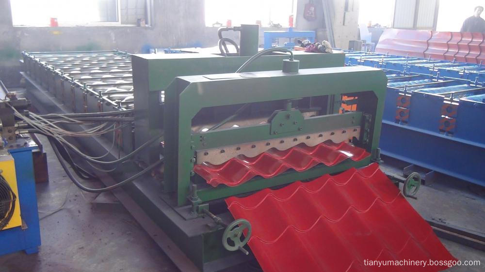 glazed roll forming machine