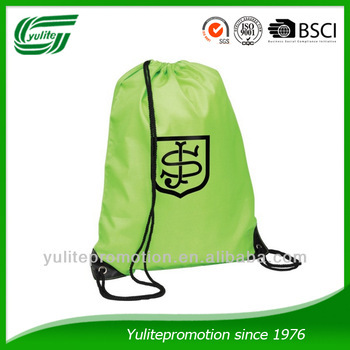 Cheap polyester drawstring shoe bag